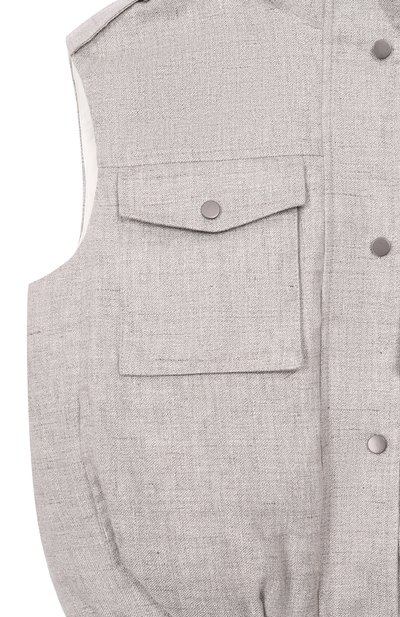 Пуховый жилет BRUNELLO CUCINELLI, арт. BL104J032B, фото 3