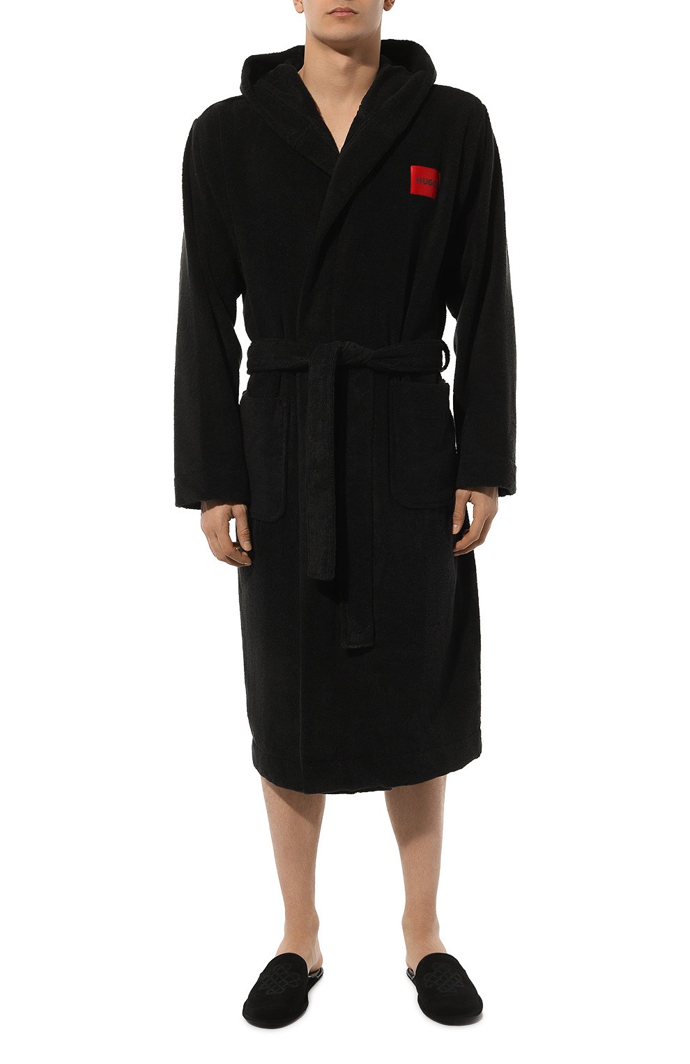 Хлопковый халат HUGO, арт. 50503029, фото 3