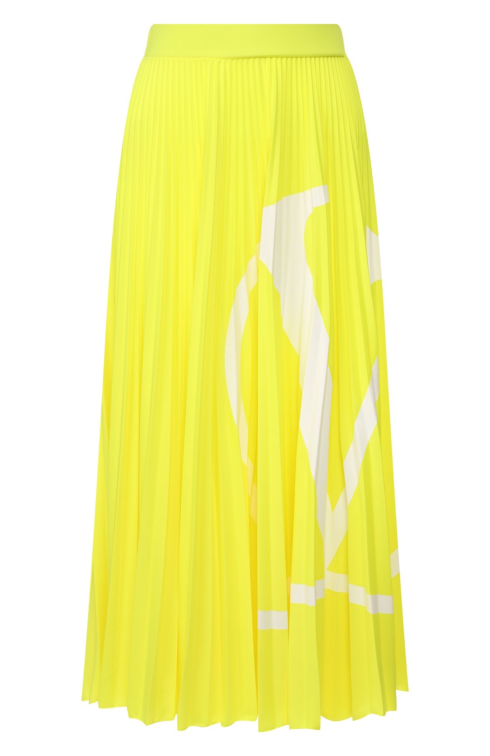 Плиссированная юбка VALENTINO желтого цвета по цене 133500 руб., арт. TB0MD00Y4TJ, фото 1 Плиссированная юбка VALENTINO, арт. TB0MD00Y4TJ, фото 1