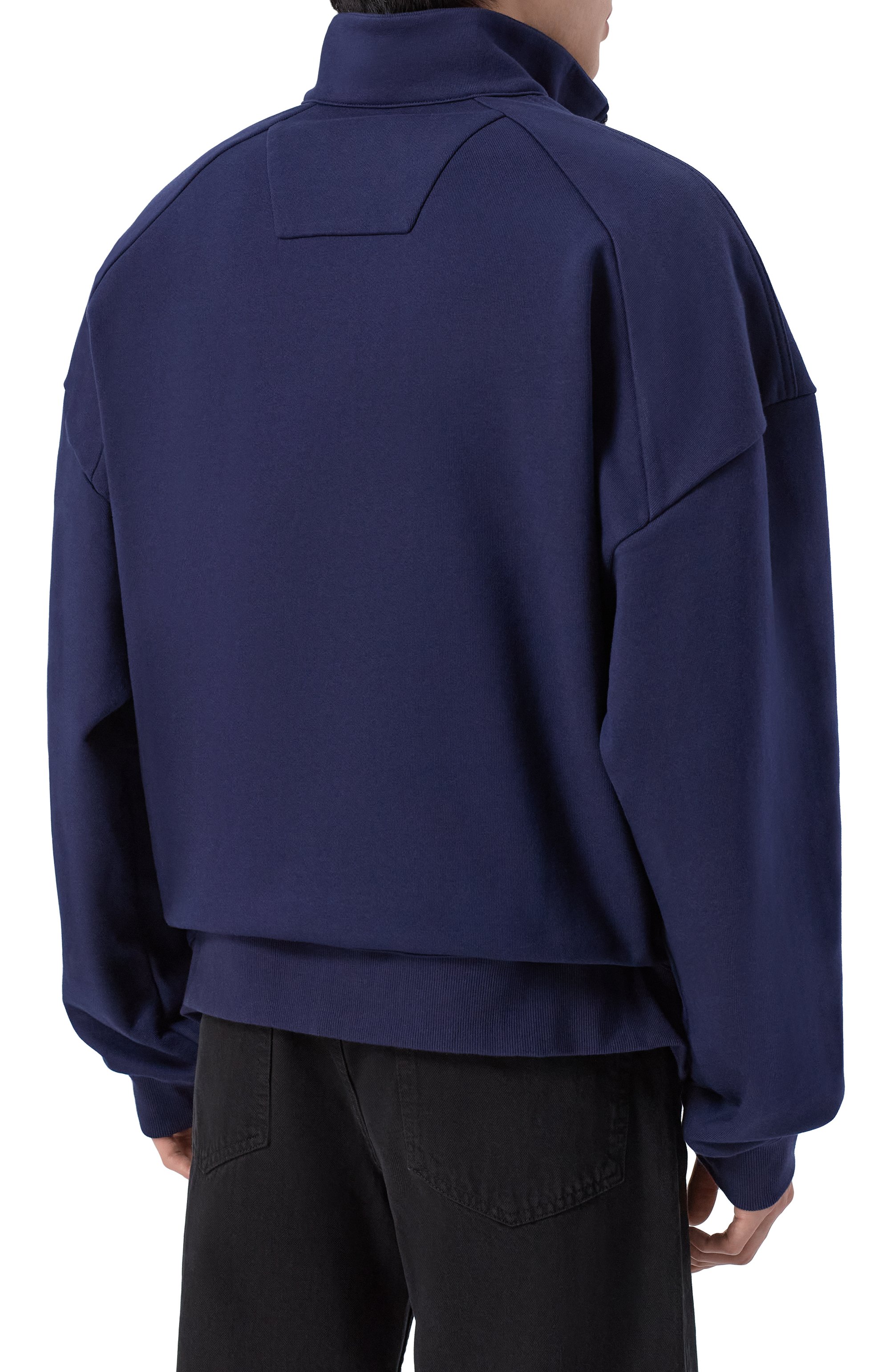 Хлопковый анорак JUUN.J темно-синего цвета по цене 55450 руб., арт. JC6141P22, фото 4 Хлопковый анорак JUUN.J, арт. JC6141P22, фото 4