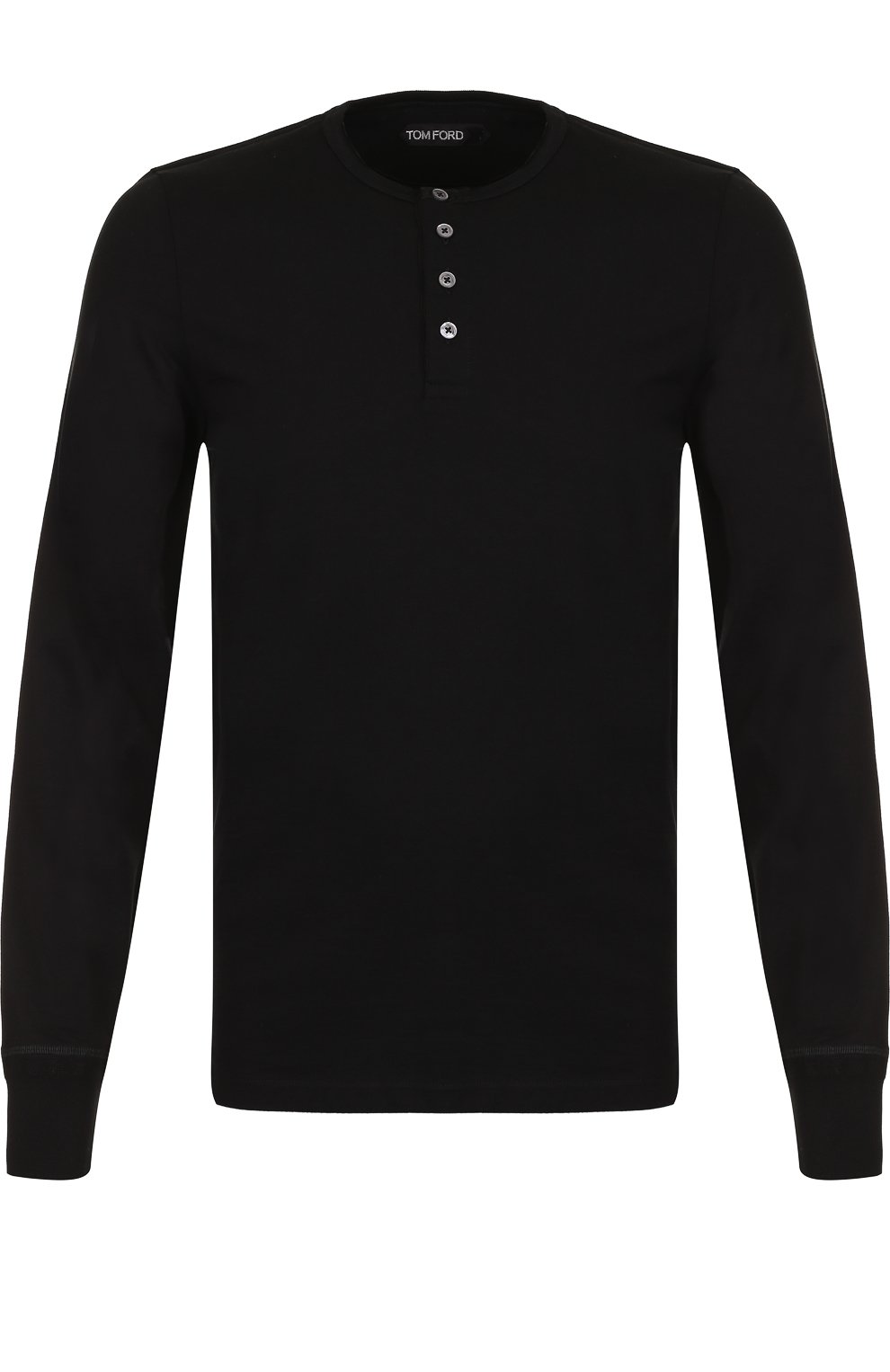 Хлопковый лонгслив-хенли TOM FORD, арт. BR402/TFJ890, фото 1