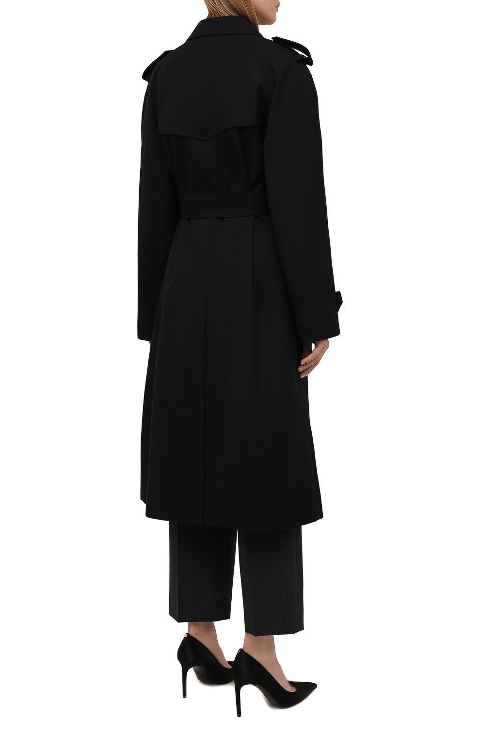 Тренч из шерсти и хлопка CELINE, арт. 2M648927C, фото 4