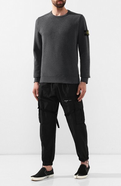 Хлопковый свитшот STONE ISLAND, арт. 711562720, фото 2