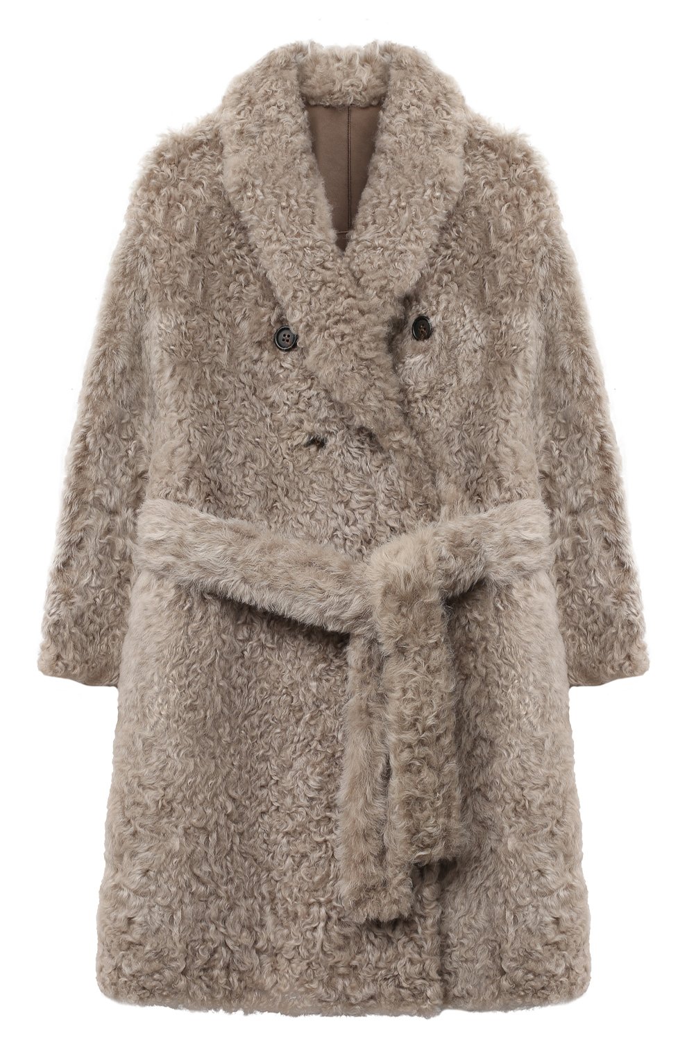 Шуба с поясом BRUNELLO CUCINELLI, арт. BPBRGY605A, фото 1