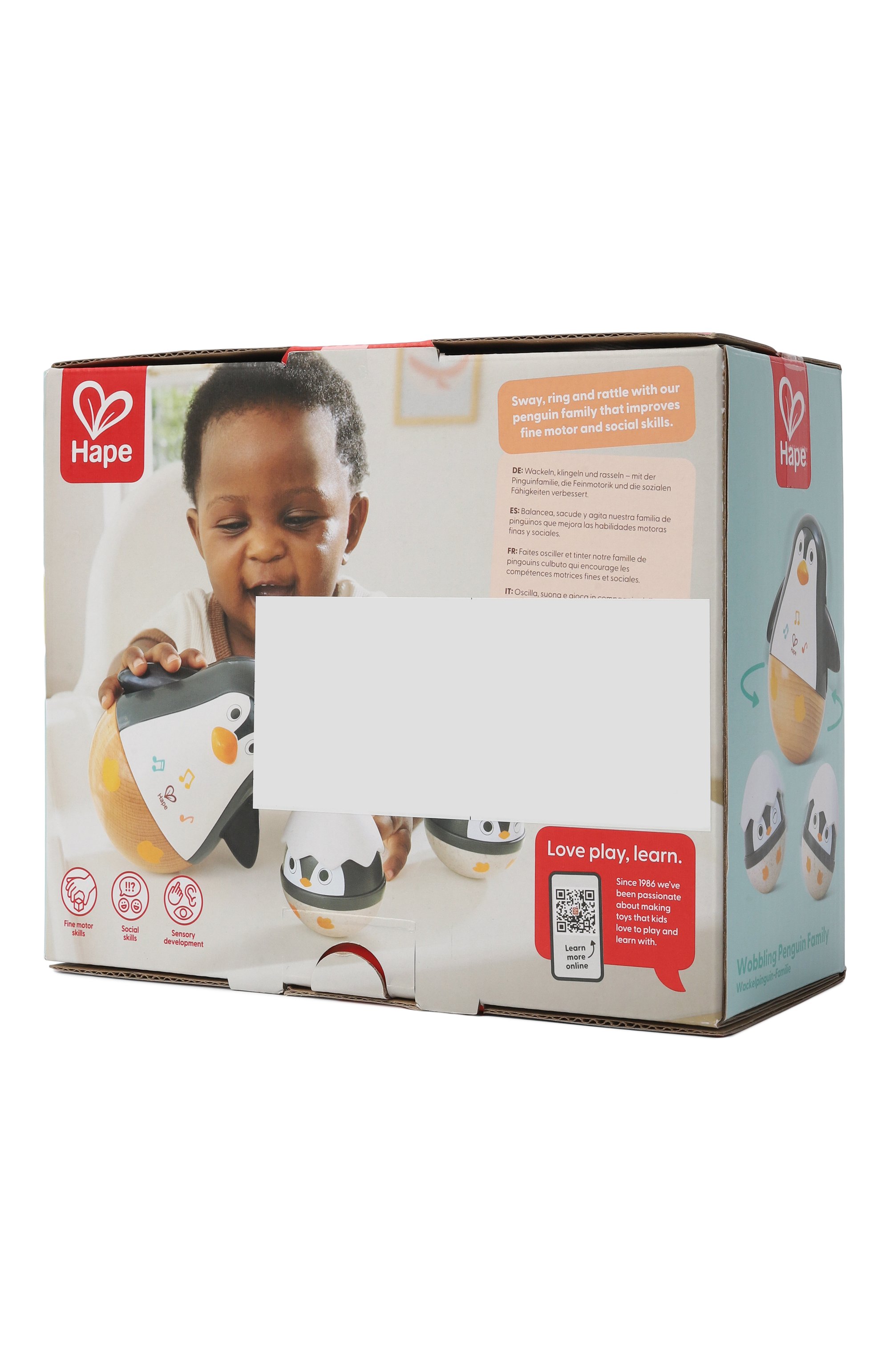 Музыкальная игрушка-неваляшка пингвин HAPE, арт. E0136_HP, фото 2