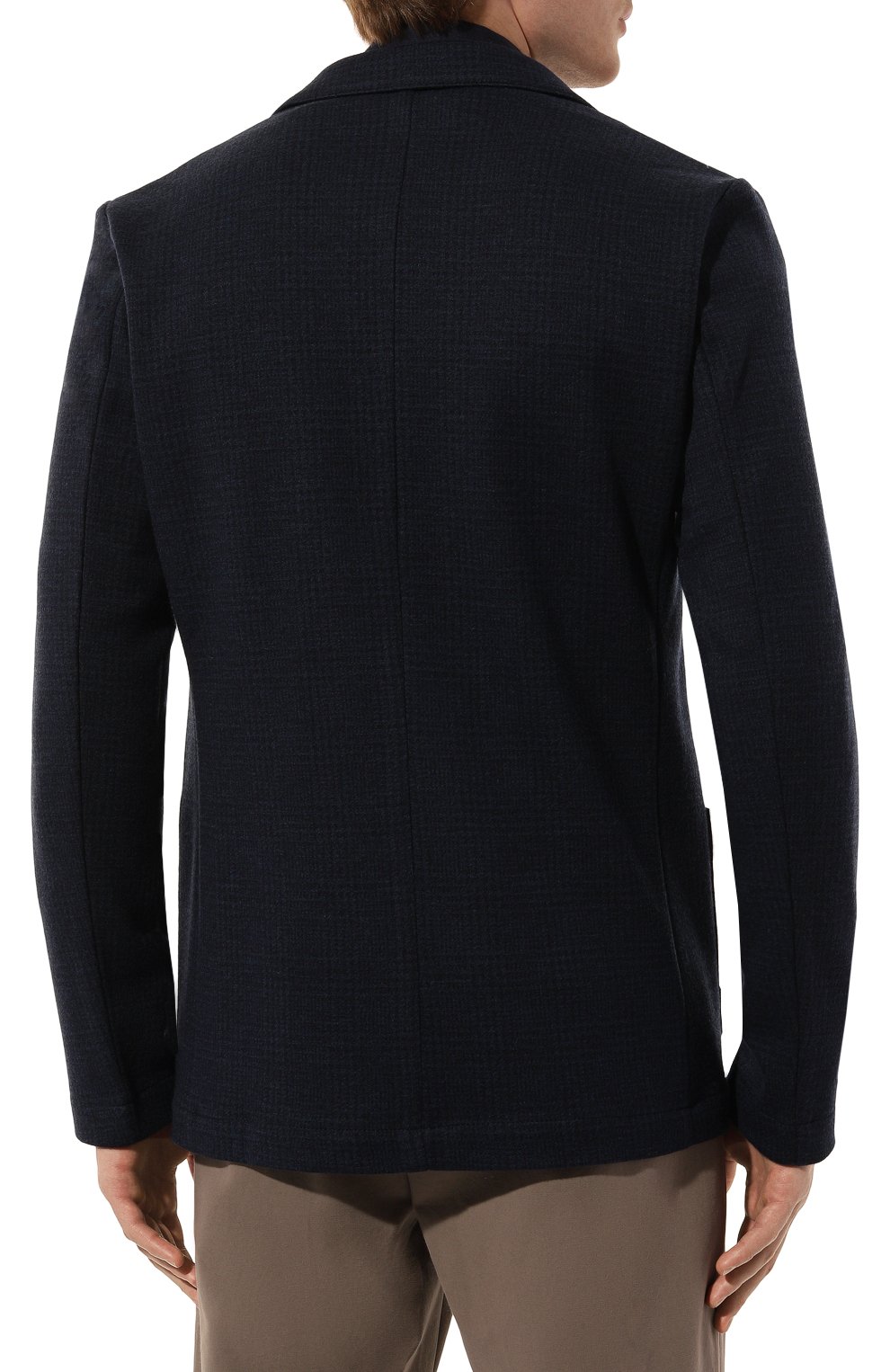 Шерстяной пиджак MARCO PESCAROLO темно-синего цвета по цене 123000 руб., арт. AP0LL0/50Y13, фото 6 Шерстяной пиджак MARCO PESCAROLO, арт. AP0LL0/50Y13, фото 6