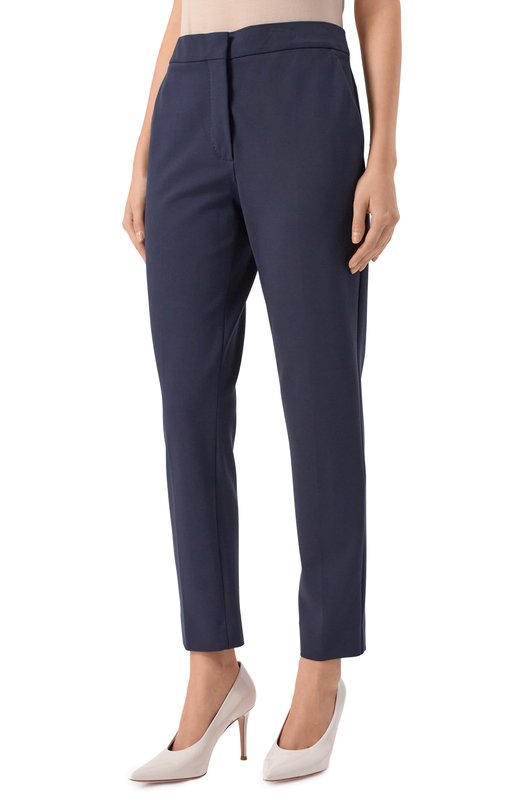 Брюки из вискозы Max Mara PEGN0 Синий  PEGN0 Фото 3