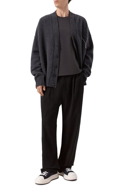 Хлопковая футболка Attachment AJ52-090 Серый  AJ52-090 Фото 2