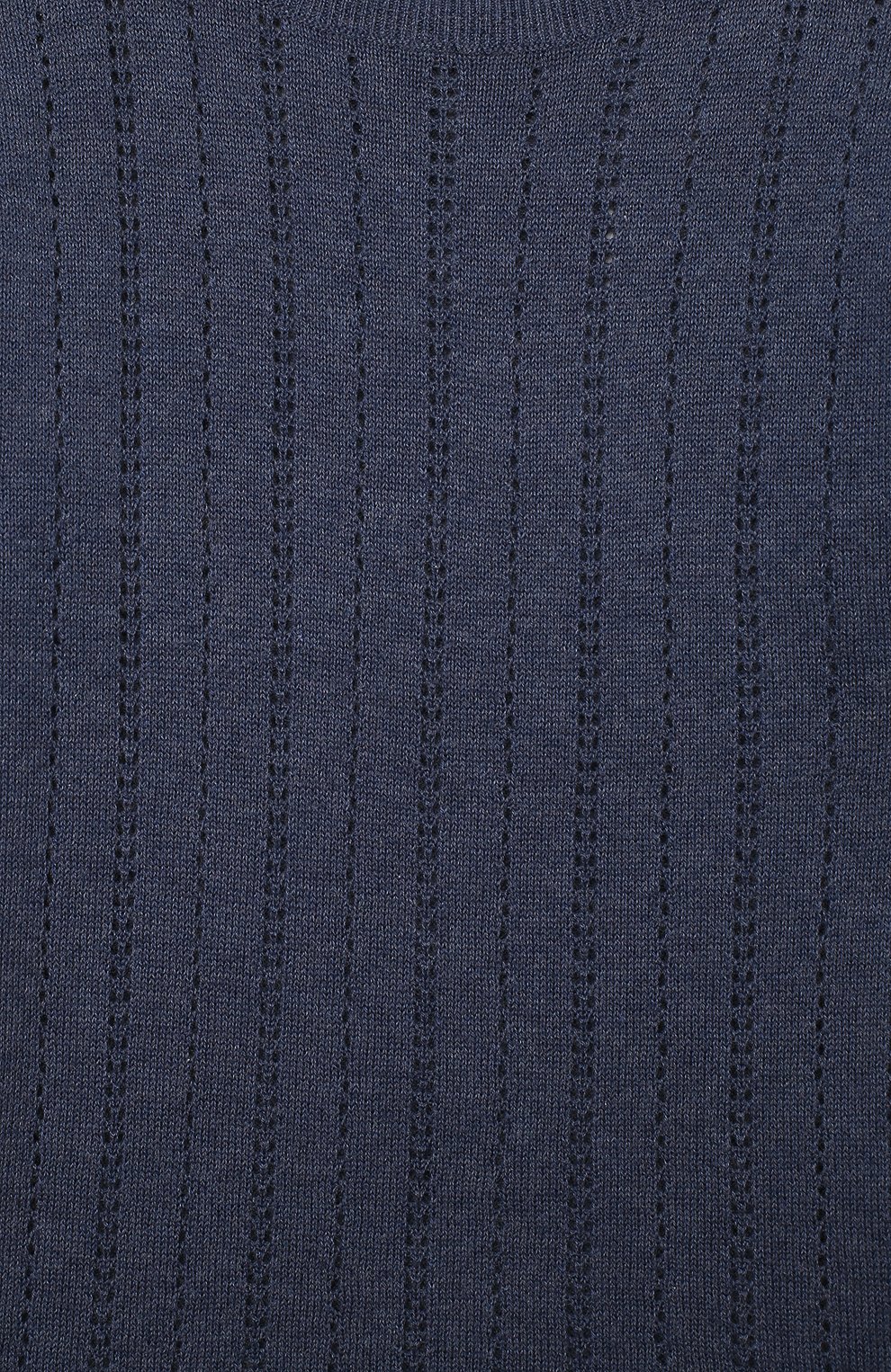 Кашемировый пуловер OSCAR ET VALENTINE голубого цвета по цене 27750 руб., арт. TOP15, фото 3 Кашемировый пуловер OSCAR ET VALENTINE, арт. TOP15, фото 3