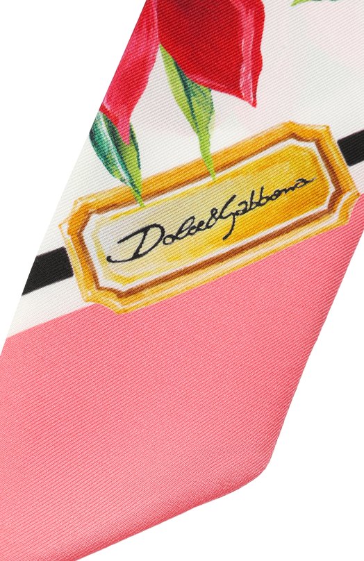 Шелковый шарф-твилли Dolce & Gabbana FS215A/GDC7A Разноцветный  FS215A/GDC7A Фото 4