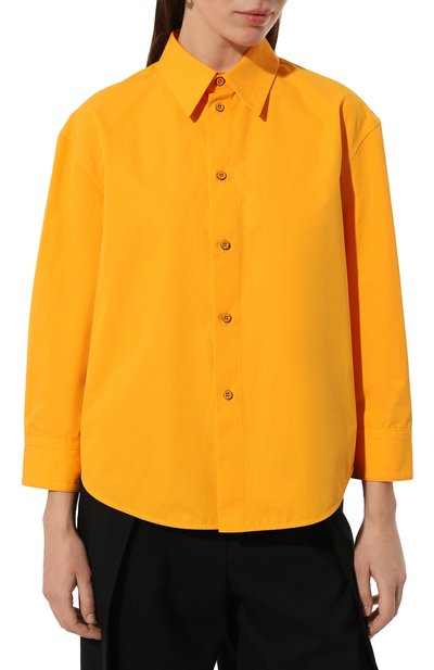 Хлопковая рубашка JIL SANDER, арт. J02DL0002/J45202, фото 3