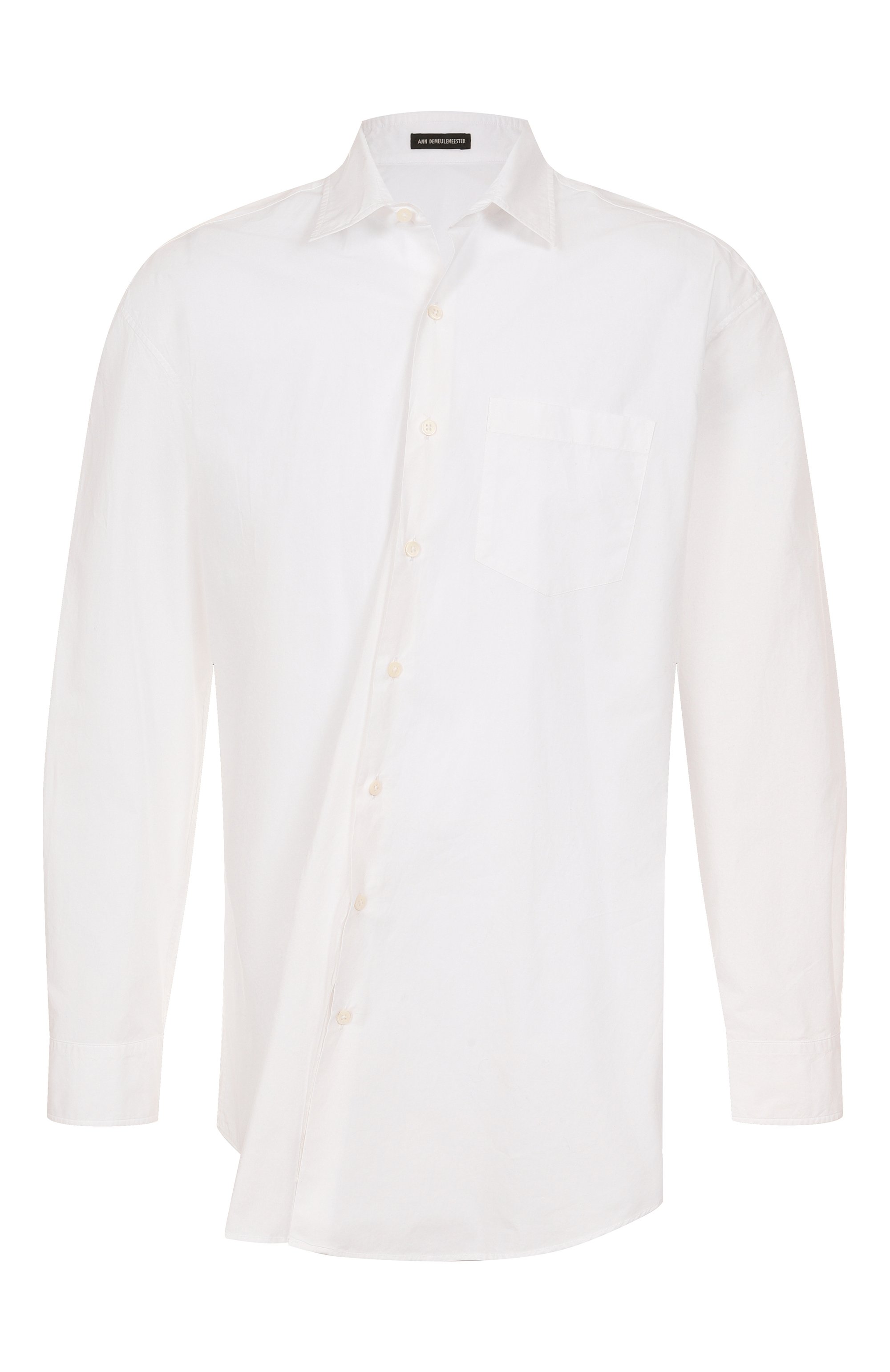Хлопковая рубашка ANN DEMEULEMEESTER, арт. B0010321/FA555, фото 1