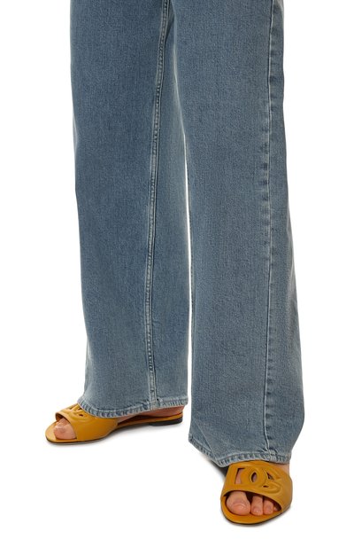 Кожаные шлепанцы bianca DOLCE & GABBANA, арт. CQ0436/AY329, фото 3