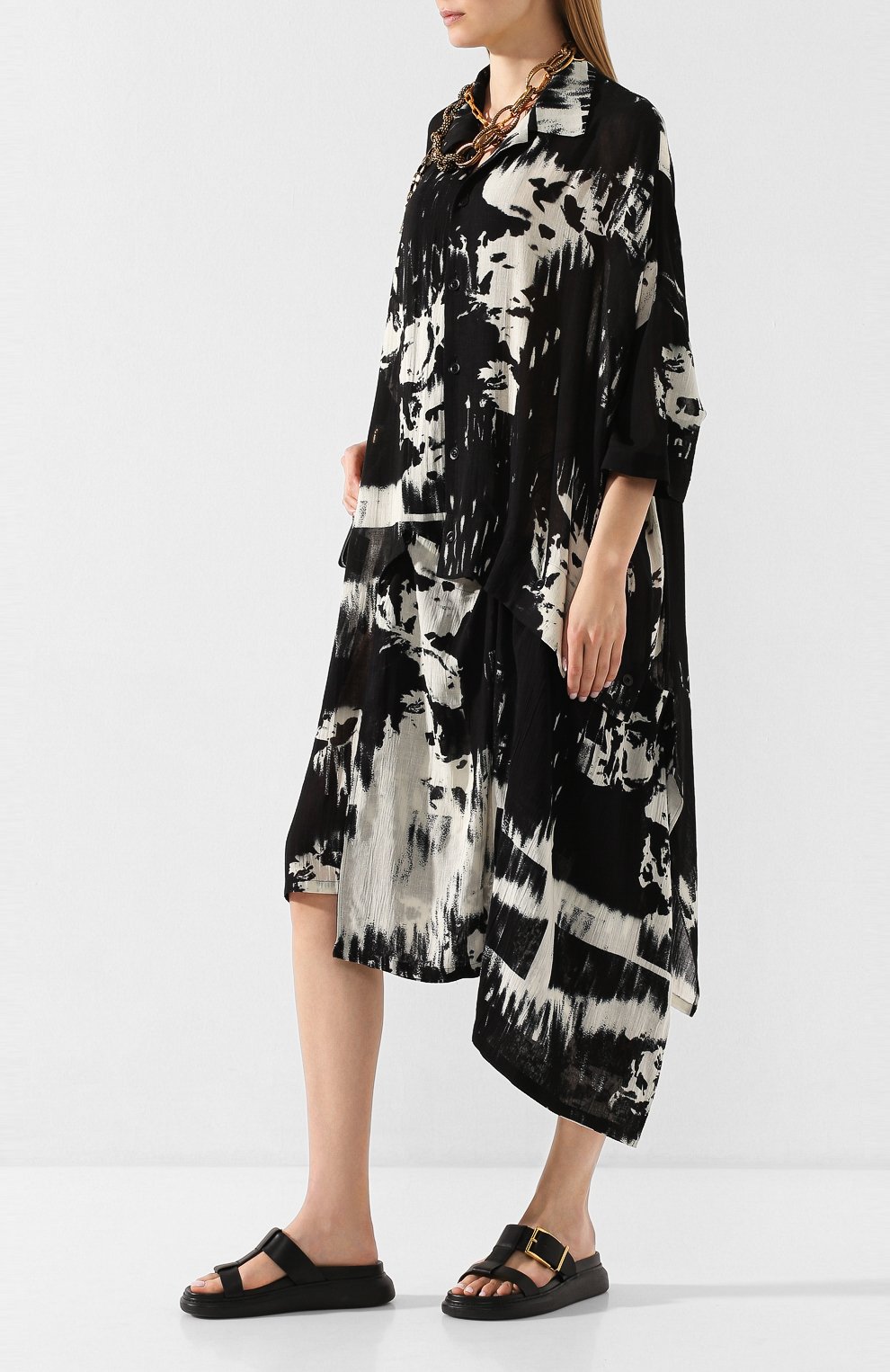 Кожаные шлепанцы ALEXANDER MCQUEEN, арт. 621830/WHXZB, фото 2