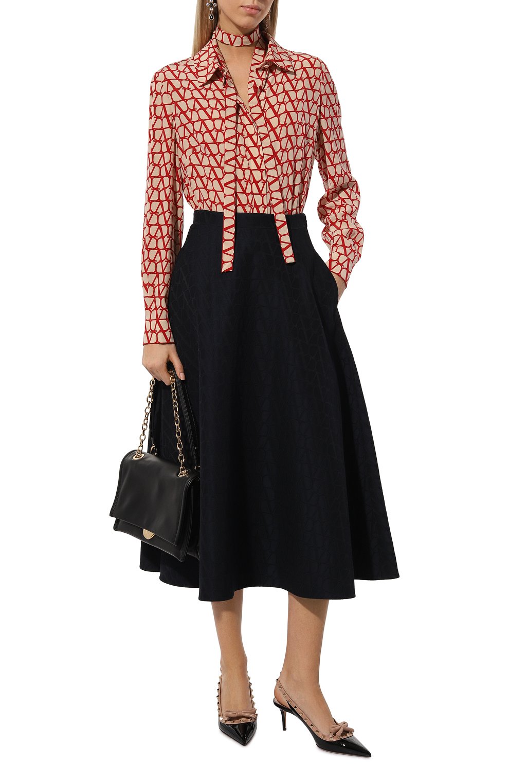 Кожаные туфли rockstud bow VALENTINO, арт. 5W2S0IB8/TZE, фото 2