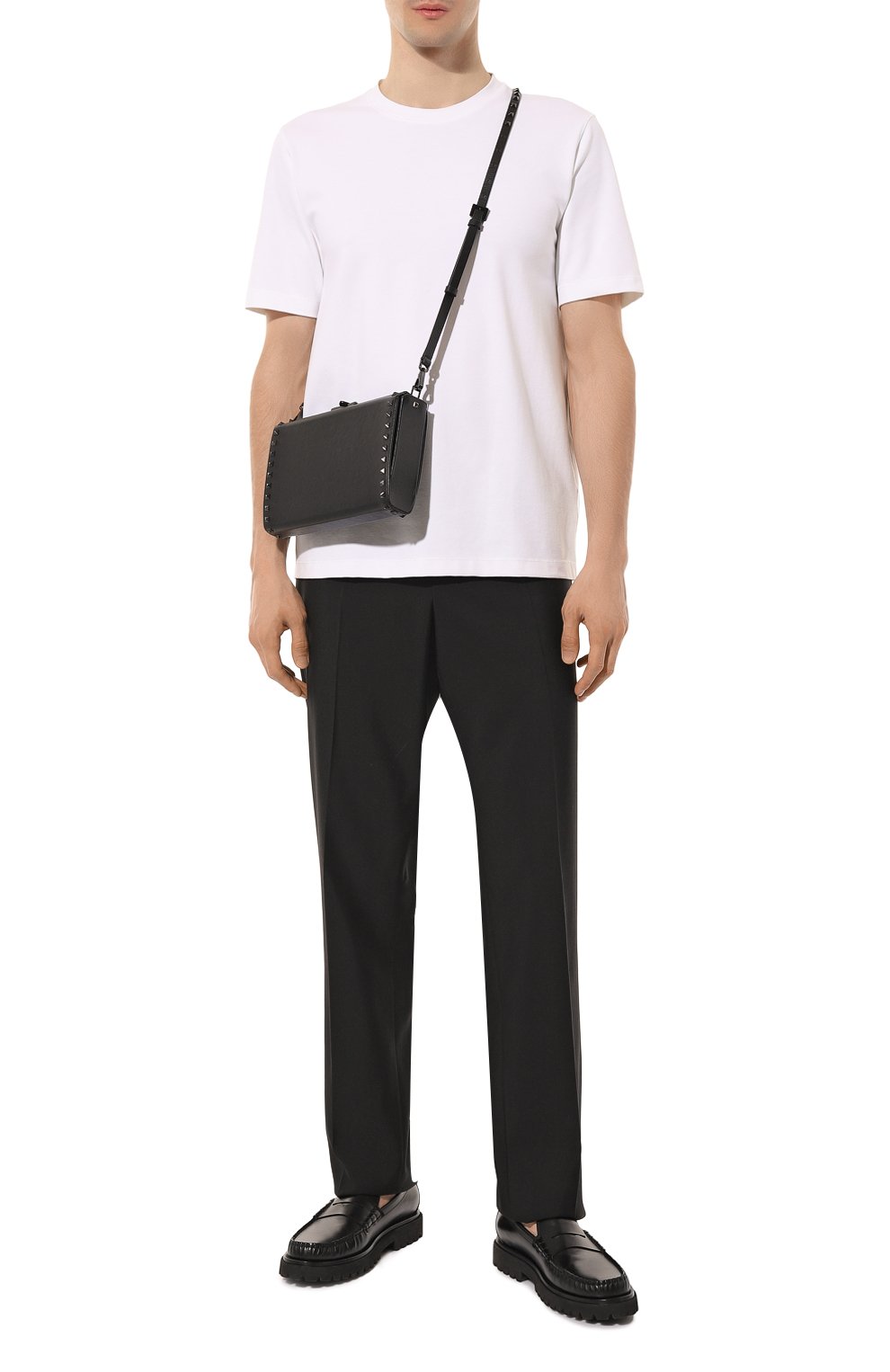 Кожаная сумка rockstud VALENTINO, арт. WY0B0B24/TLL, фото 7