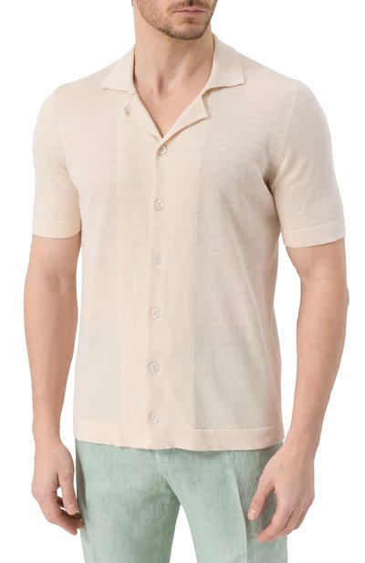 Рубашка изо льна и хлопка GRAN SASSO, арт. 57184/18637, фото 3