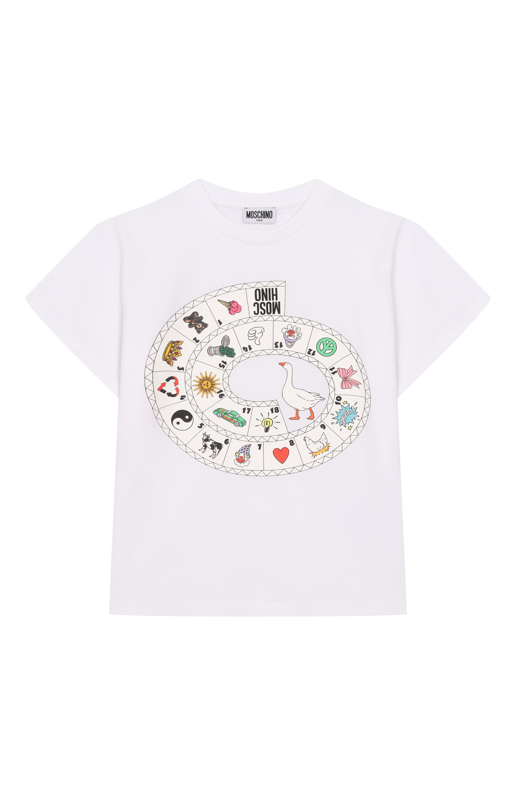 Хлопковая футболка MOSCHINO, арт. HYM058/LAA02, фото 1