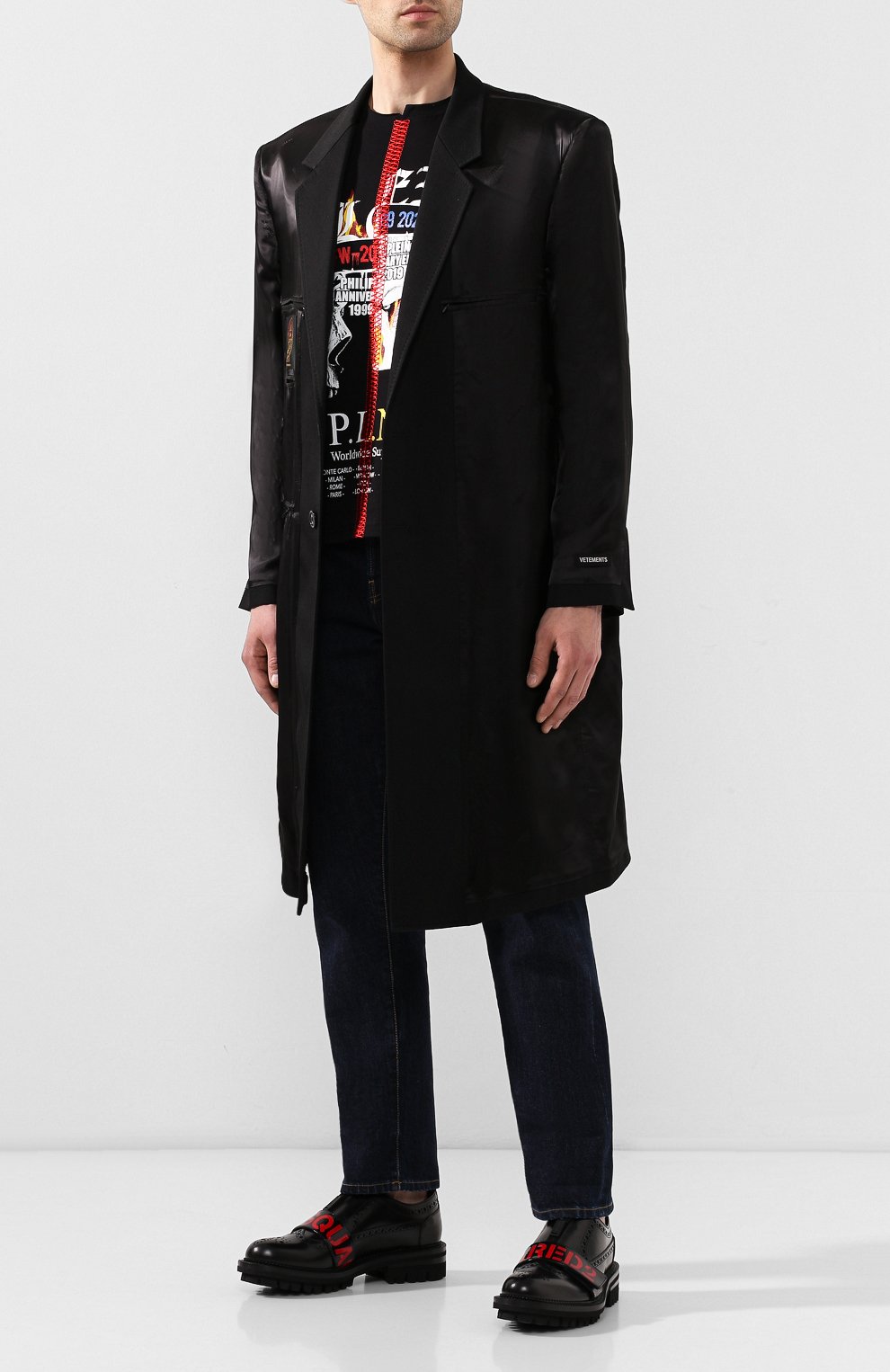 Кожаные ботинки DSQUARED2, арт. LUM0019 24901603, фото 2