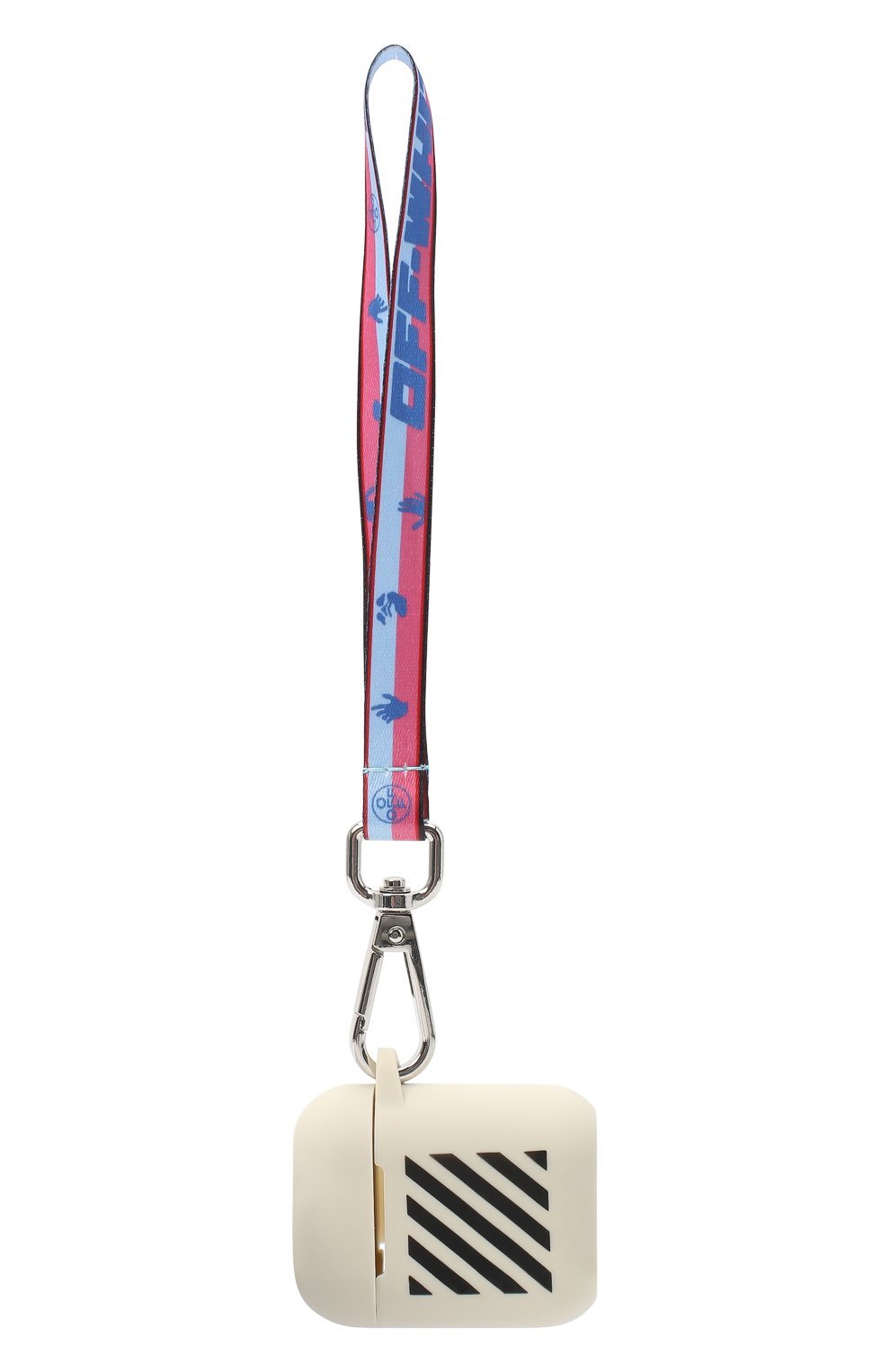 Чехол для airpods OFF-WHITE белого цвета по цене 6235 руб., арт. 0WZG036R21PLA001, фото 4 Чехол для airpods OFF-WHITE, арт. 0WZG036R21PLA001, фото 4