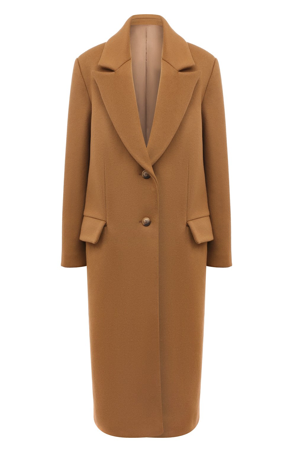 Шерстяное пальто LUDA NIKISHINA, арт. CT/AMI/mustard, фото 1
