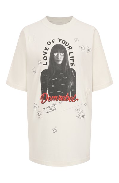Женская хлопковая футболка DOMREBEL, арт. Y0UR L0VE T-SHIRT