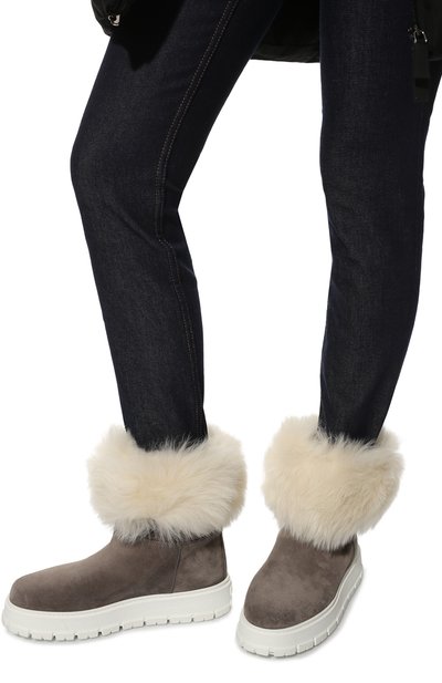 Замшевые сапоги PRADA, арт. 1T487M-JFT-F00M4-ZF45, фото 3