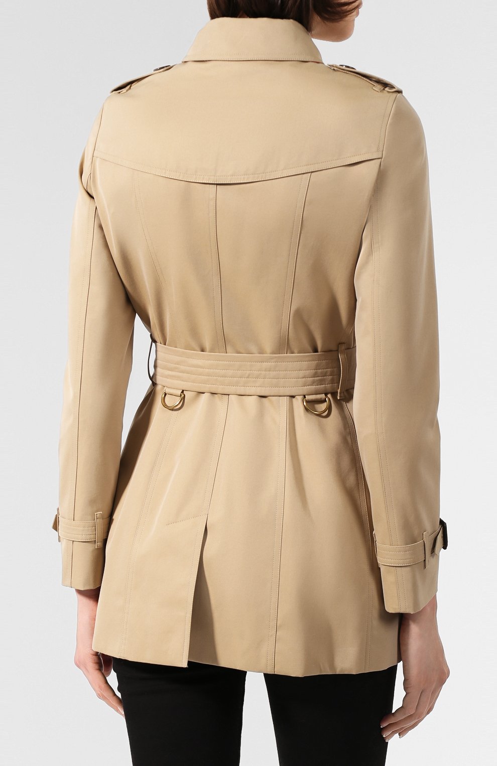 Хлопковый тренч BURBERRY, арт. 4013310, фото 4