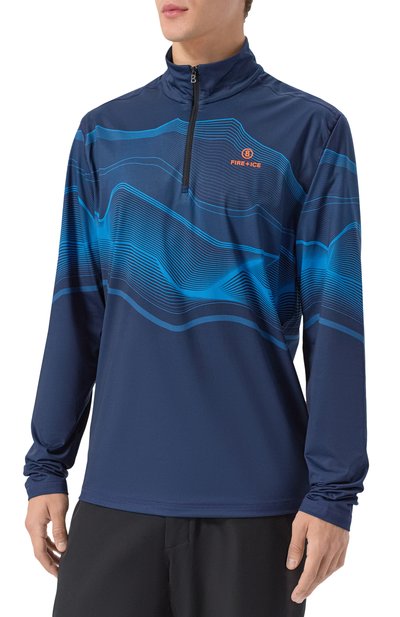 Лонгслив BOGNER FIRE+ICE синего цвета по цене 26190 руб., арт. 54097751, фото 3 Лонгслив BOGNER FIRE+ICE, арт. 54097751, фото 3