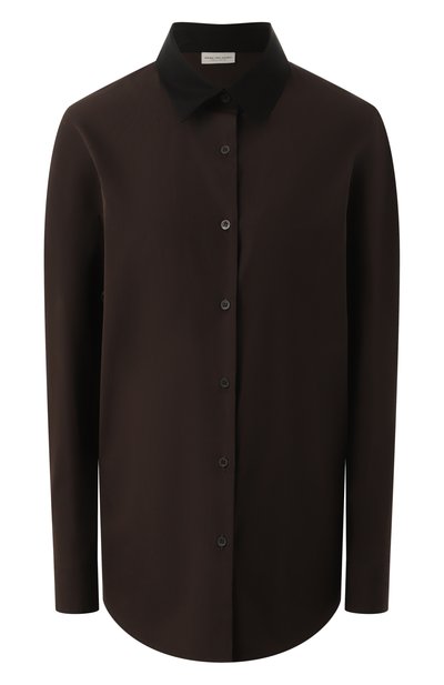 Женская хлопковая рубашка DRIES VAN NOTEN, арт. 242-010708-9244