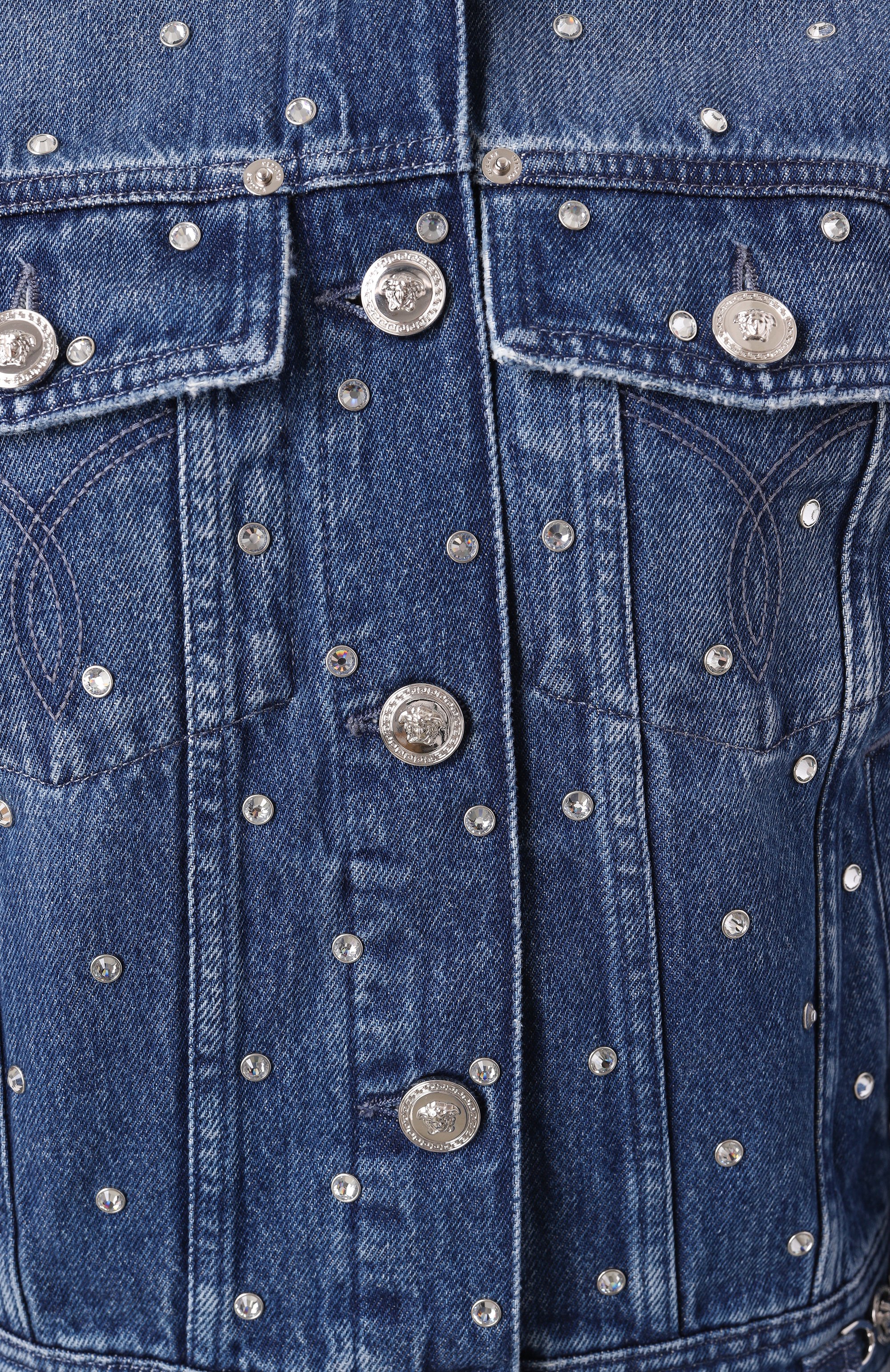 Джинсовая куртка VERSACE, арт. 1015521/1A13342, фото 6