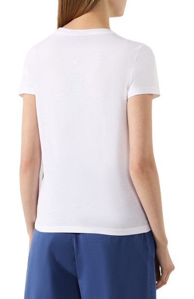Хлопковая футболка KENZO белого цвета по цене 10300 руб., арт. FA52TS701990, фото 4 Хлопковая футболка KENZO, арт. FA52TS701990, фото 4