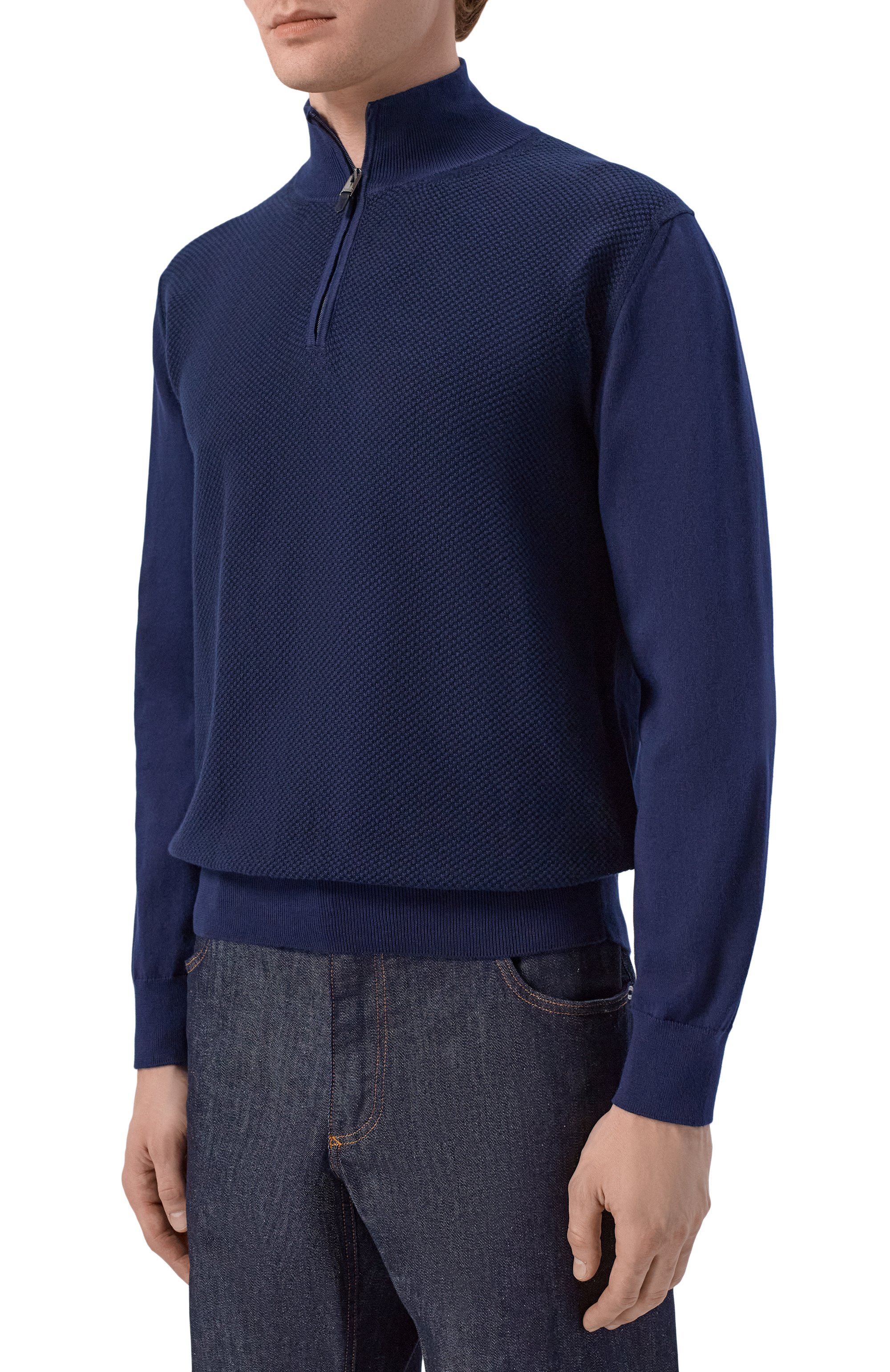 Хлопковый джемпер CANALI, арт. C0015/MK02461, фото 3