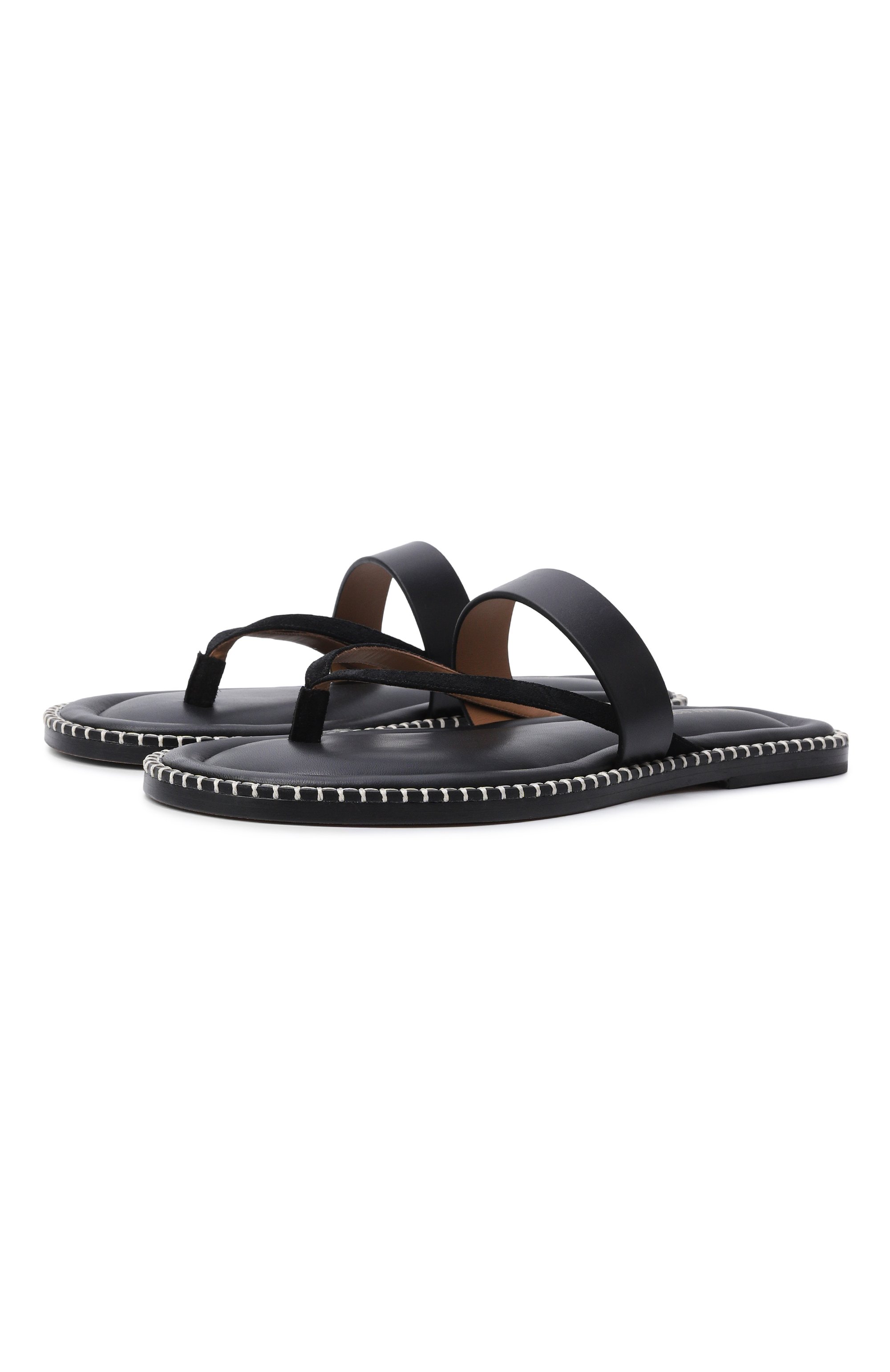 Кожаные шлепанцы DRIES VAN NOTEN, арт. 021738/0105, фото 1