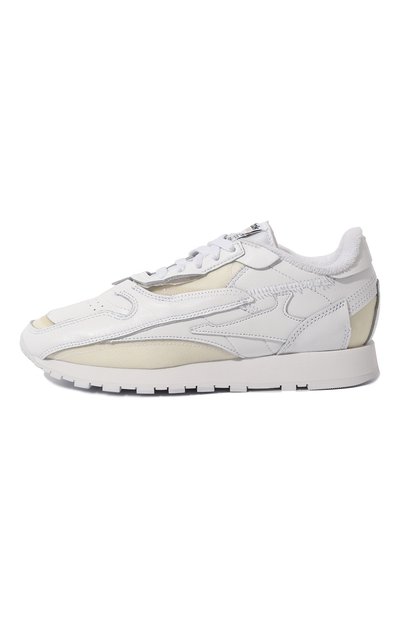 Кожаные кроссовки maison margiela x reebok MAISON MARGIELA бежевого цвета по цене 64250 руб., арт. S38WS0195/P5037, фото 4 Кожаные кроссовки maison margiela x reebok MAISON MARGIELA, арт. S38WS0195/P5037, фото 4