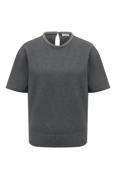 Хлопков ая футболка BRUNELLO CUCINELLI, арт. MH827BP159, фото 1