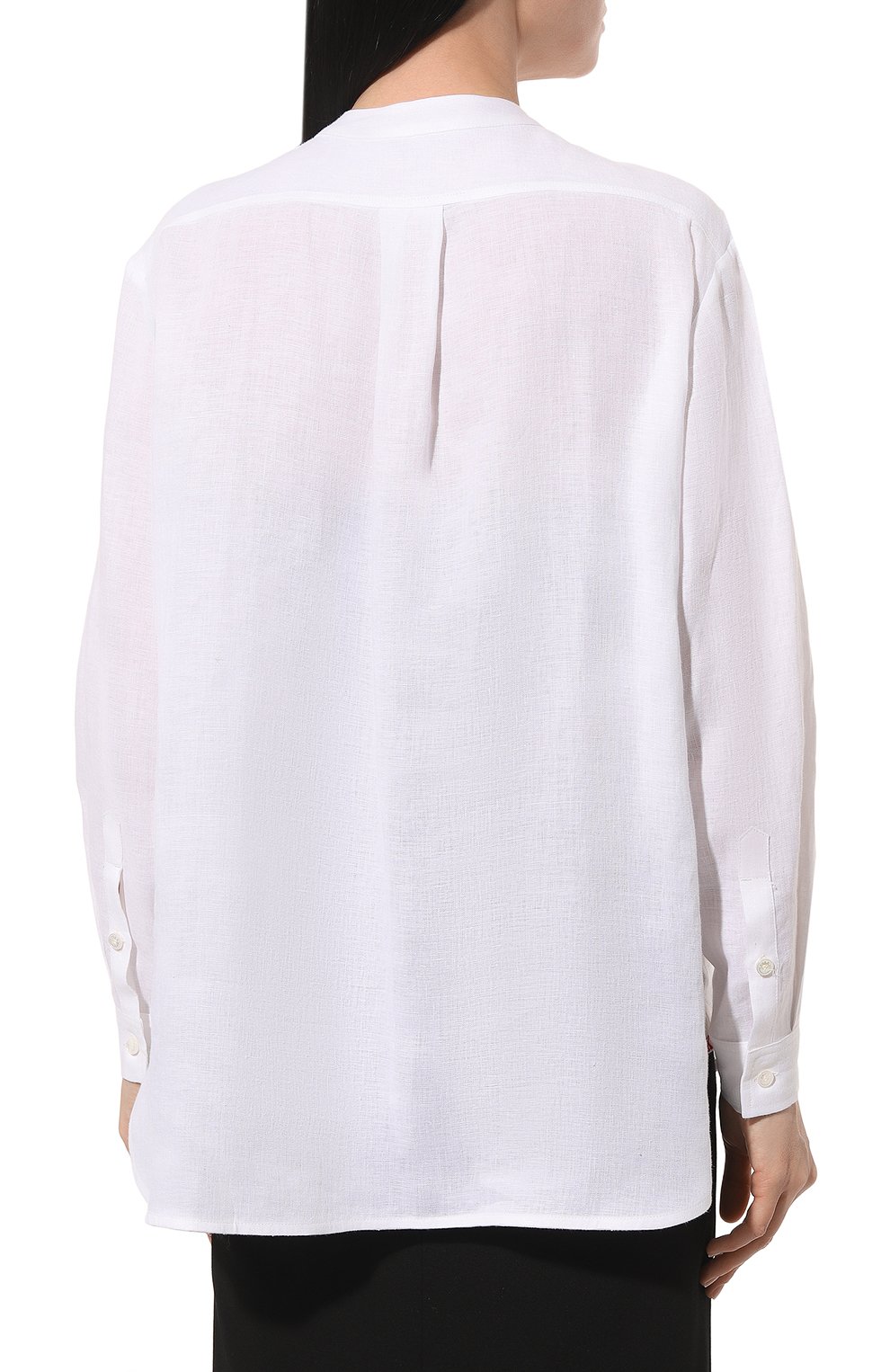 Льняная блузка KITON, арт. D55448H08838, фото 4
