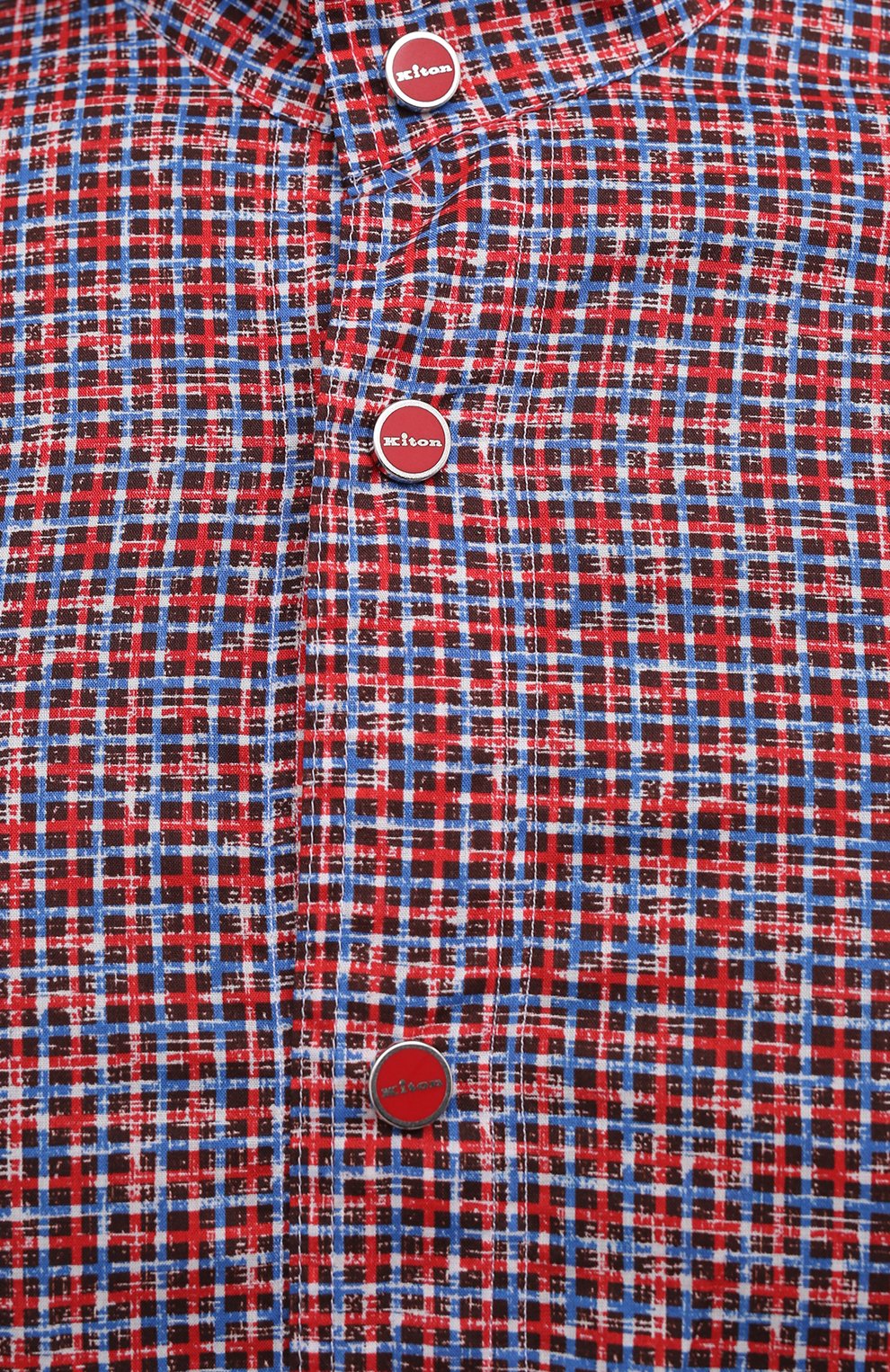 Хлопковая рубашка KITON, арт. UMCMARH0761102, фото 5