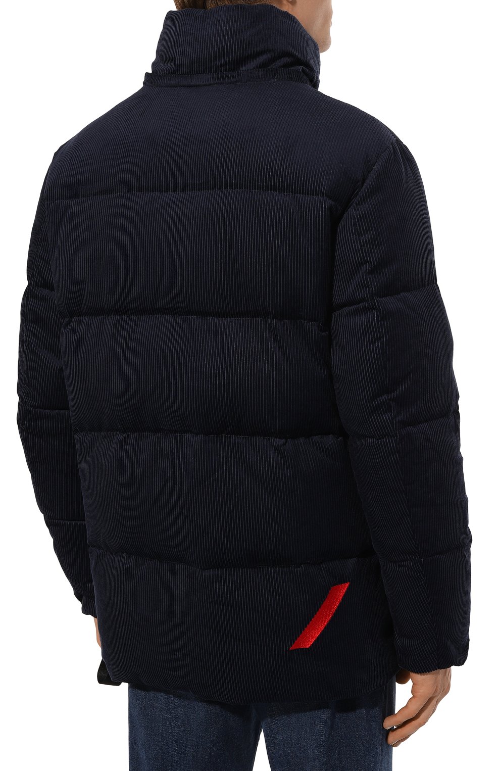 Вельветовый пуховик AFTER LABEL темно-синего цвета по цене 77550 руб., арт. T0LED0/TP313, фото 6 Вельветовый пуховик AFTER LABEL, арт. T0LED0/TP313, фото 6