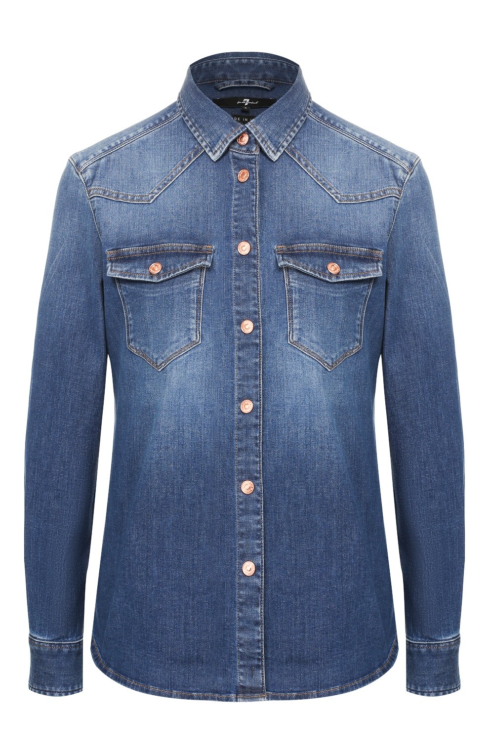 Джинсовая рубашка 7 FOR ALL MANKIND, арт. JSCQZ030TW, фото 1