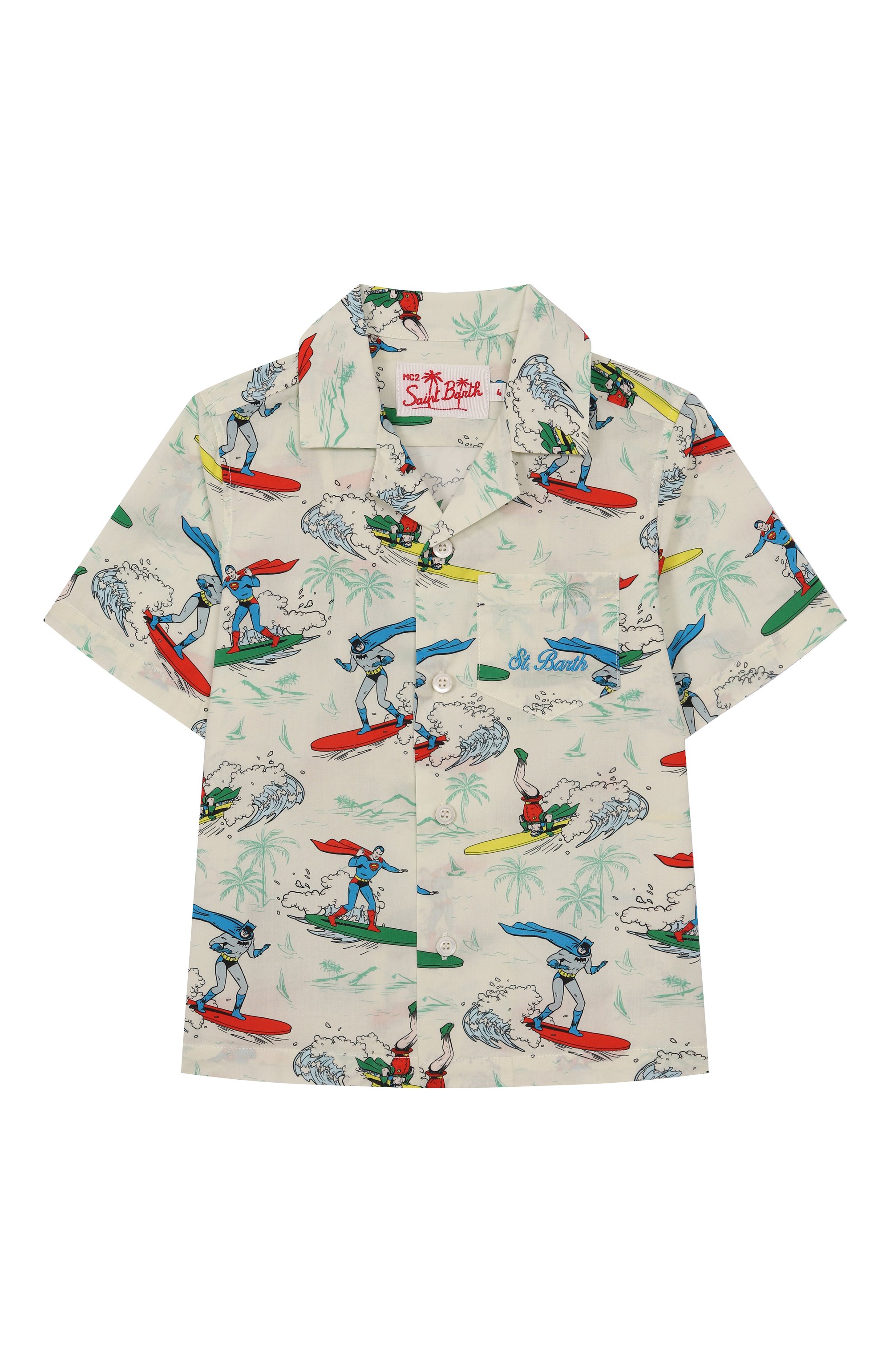 Хлопковая рубашка MC2 SAINT BARTH, арт. STBK KALEA JR/KALE002, фото 1