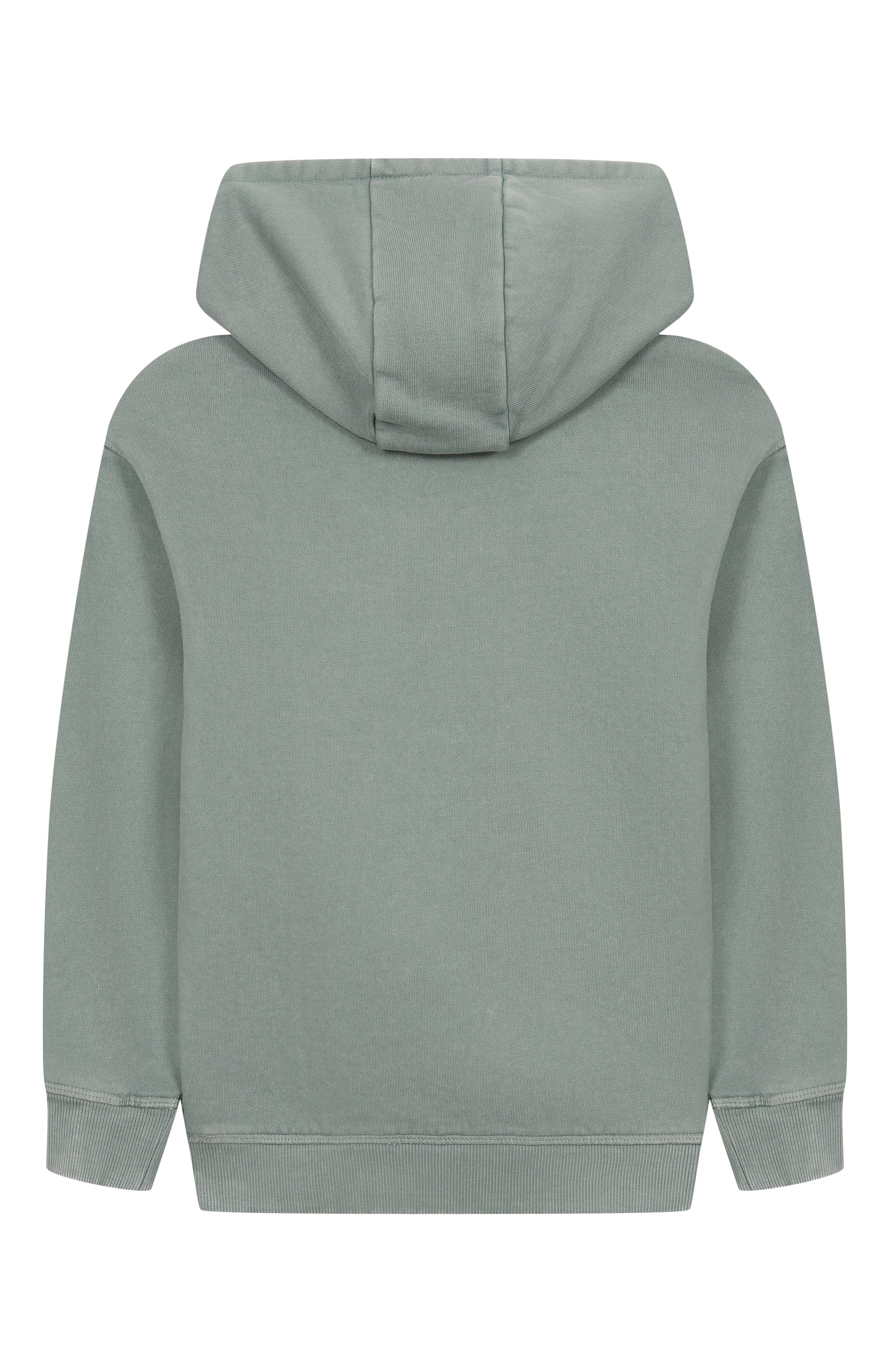 Хлопковое худи HUGO светло-зеленого цвета по цене 16800 руб., арт. G00448, фото 2 Хлопковое худи HUGO, арт. G00448, фото 2