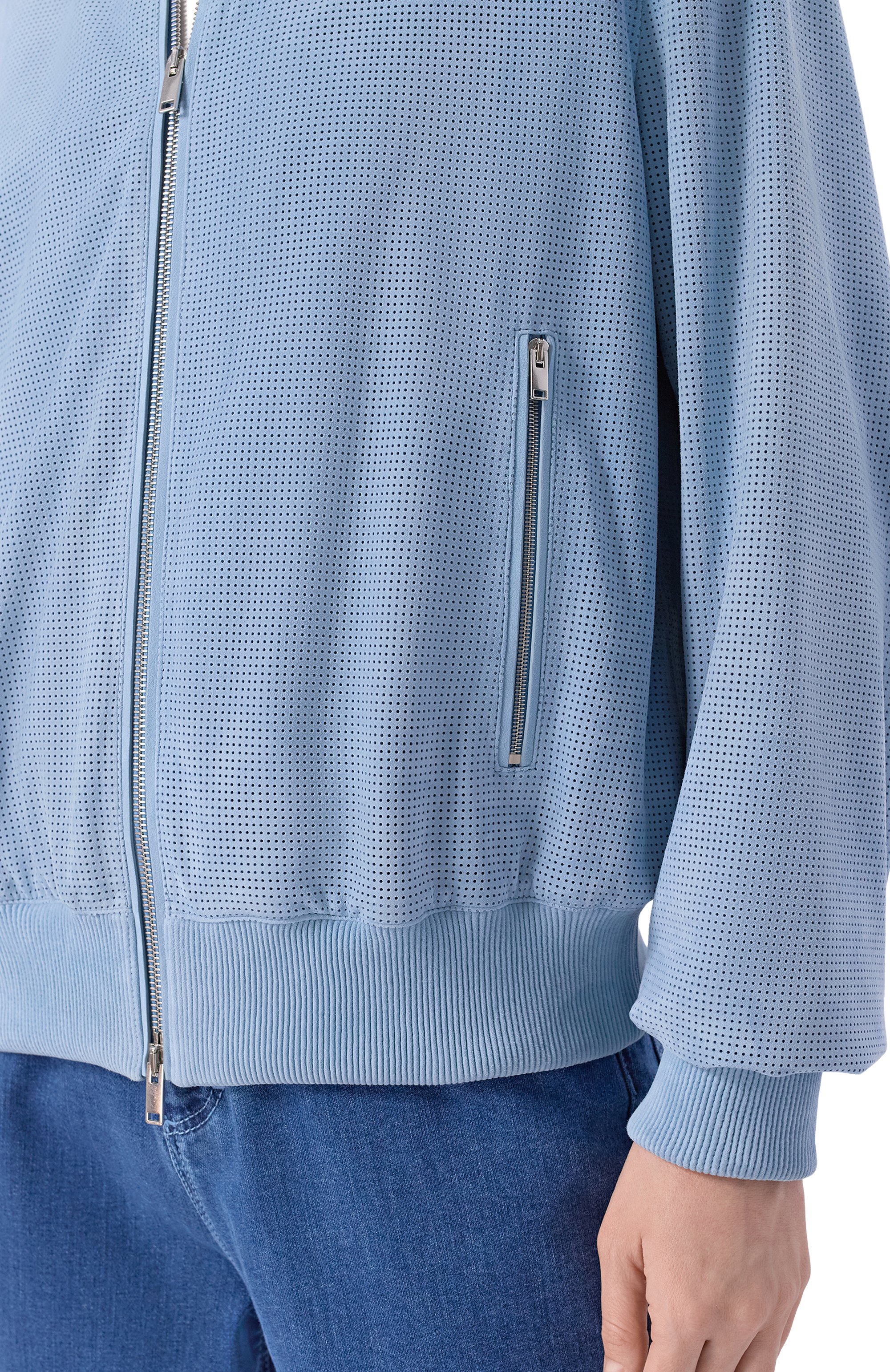 Замшевый бомбер MVST, арт. M26.2PW.L028/METIS SUEDE 0.6 MM, фото 5