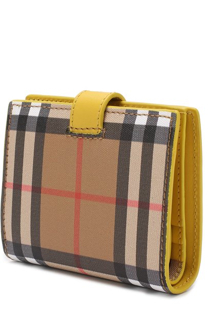 Кожаный кошелек в клетку с клапаном BURBERRY, арт. 4073434, фото 2