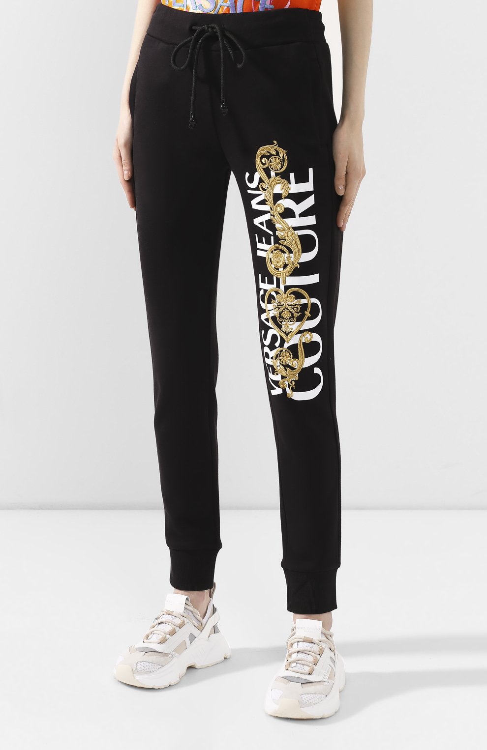 Хлопковые джоггеры VERSACE JEANS COUTURE, арт. A1HVB100-VDM310 15AW/30318, фото 3