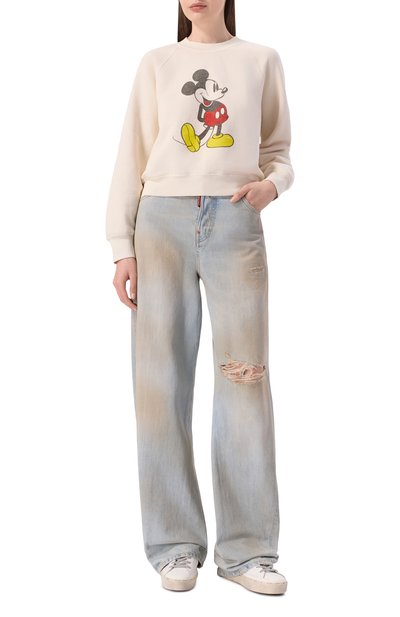 Женский хлопковый свитшот RE/DONE, арт. 789-08WCGC007/CLASSIC CREWNECK