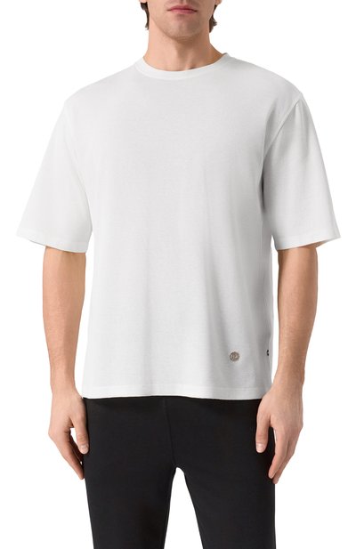 Футболка из хлопка и шелка STEFANO RICCI, арт. MNH5103910/CTK01S, фото 3