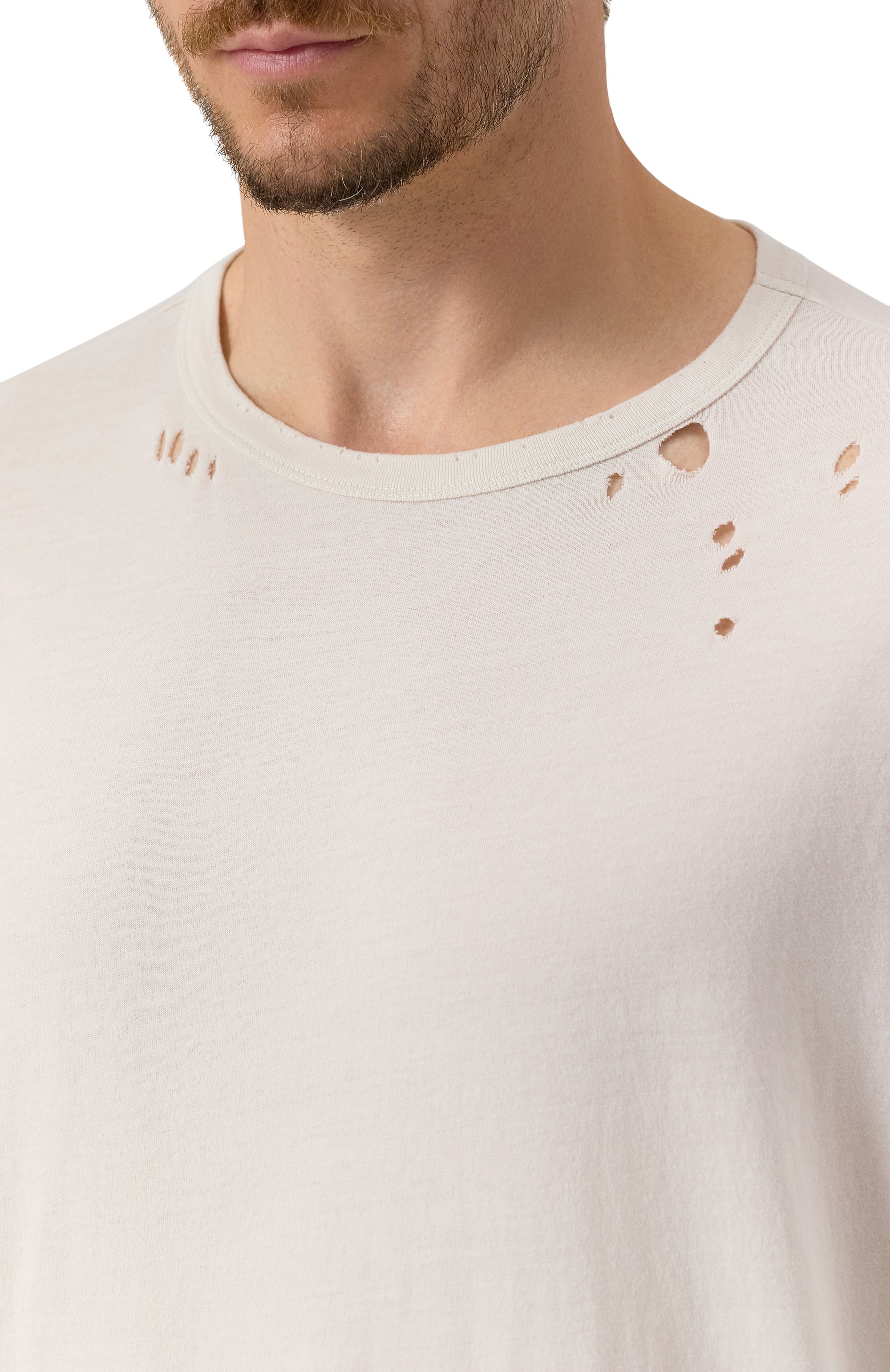 Хлопковая футболка ANN DEMEULEMEESTER, арт. B0013222/FA637, фото 5