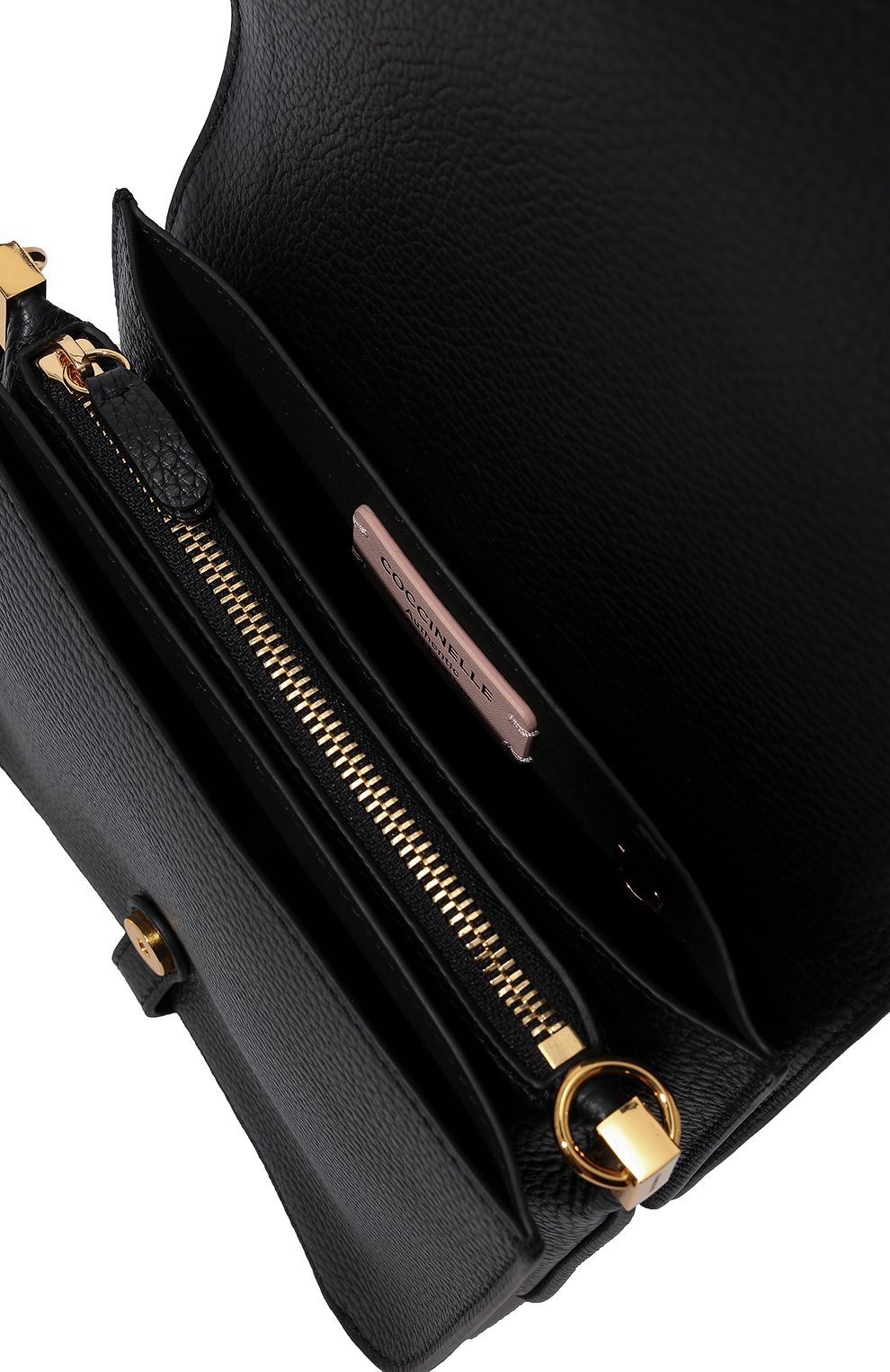 Сумка cosima COCCINELLE черного цвета по цене 34100 руб., арт. E1 L2A 12 01 01, фото 5 Сумка cosima COCCINELLE, арт. E1 L2A 12 01 01, фото 5