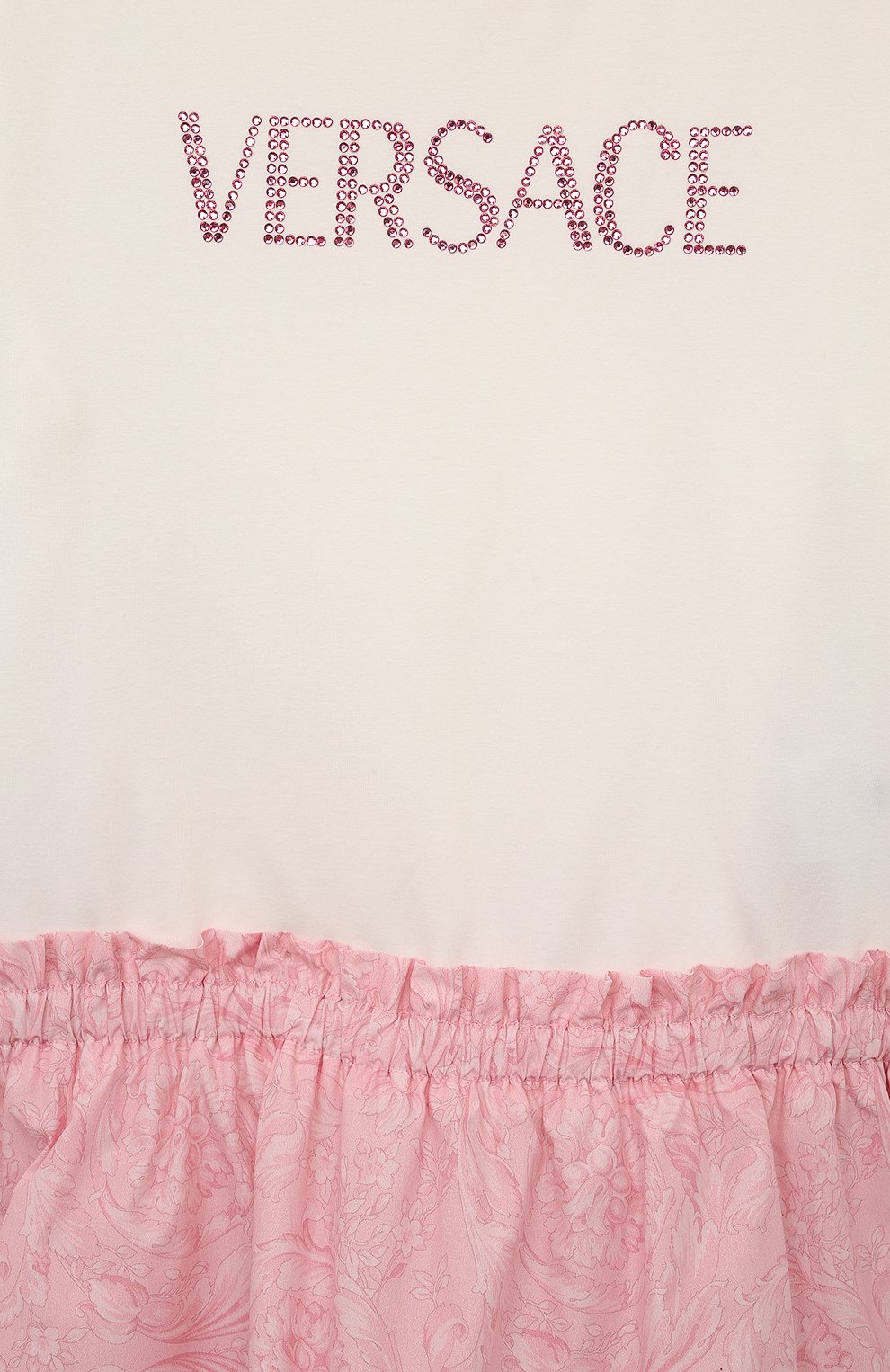 Хлопковое платье VERSACE, арт. 1011337/1A09678/4A-6A, фото 3